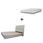 ConjuntoCamaOsloLinhoBegecomColchaoSunTechCasal138cm67323