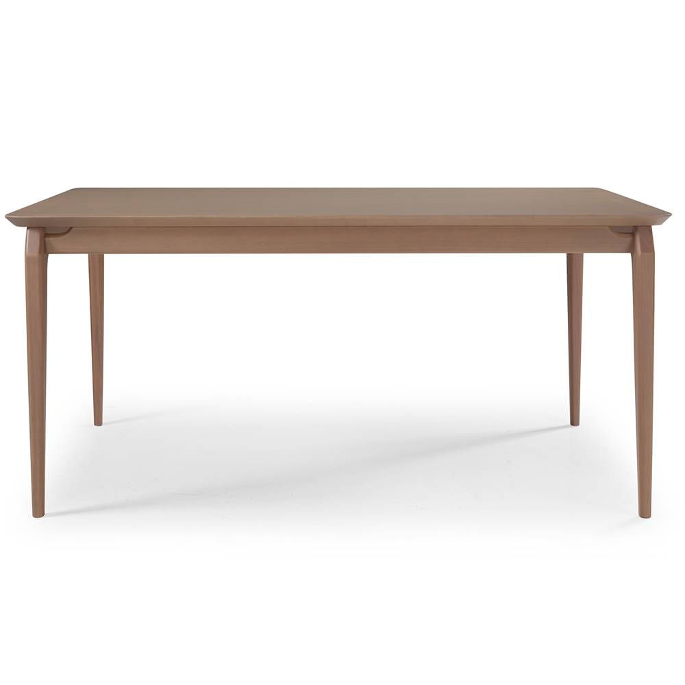 mesa retangular argos madeira verniz amendoa 160cm de largura