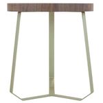 MesaLateralRoccoBaixaTampoNogueiraeCastanhoBaseDourada