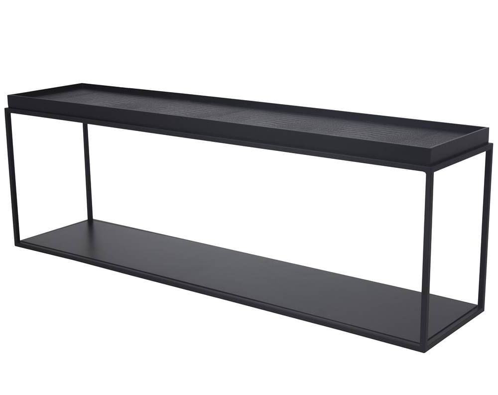 Sofa-Table-Loi-Tampo-Preto-e-Croco-Preto-com-Base-Preta-150cm---67839