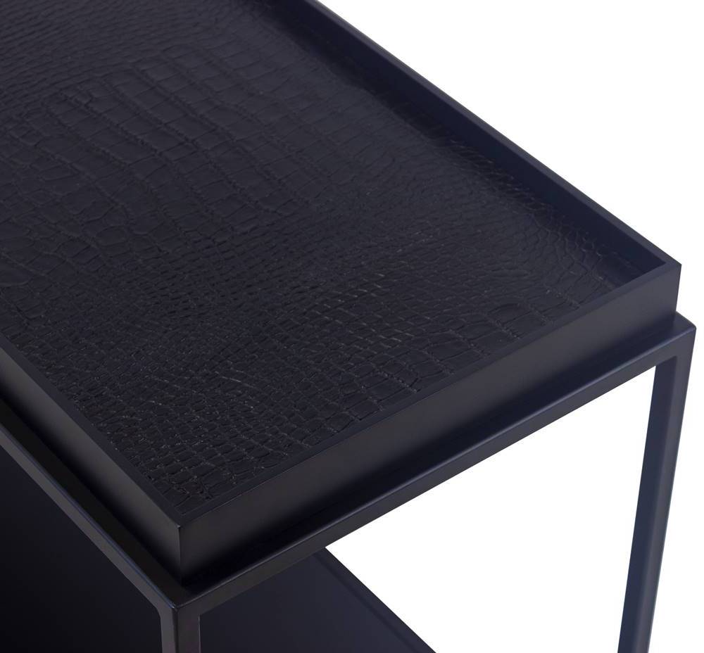 Sofa-Table-Loi-Tampo-Preto-e-Croco-Preto-com-Base-Preta-150cm---67839