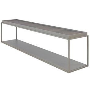 Sofá Table Lói Tampo Croco Fendi e Base Aluminium 188cm - 67840