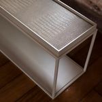 SofaTableLoiTampoChampagneeCrocoFendicomBaseChampagne188cm