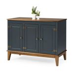 BuffetAntoine3PortasAzulPetroleo114cm