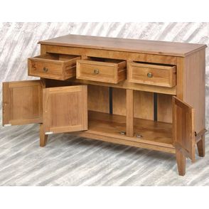 Buffet Antoine 3 Portas e cor 3 Gavetas Amendoa 114cm - 66720