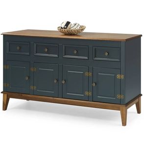 Buffet Antoine 4 Portas e 4 Gavetas Azul Petróleo 150cm - 67879