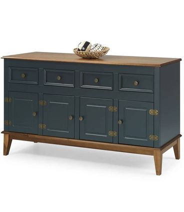 Buffet Antoine 4 Portas e 4 Gavetas Azul Petróleo 150cm - 67879