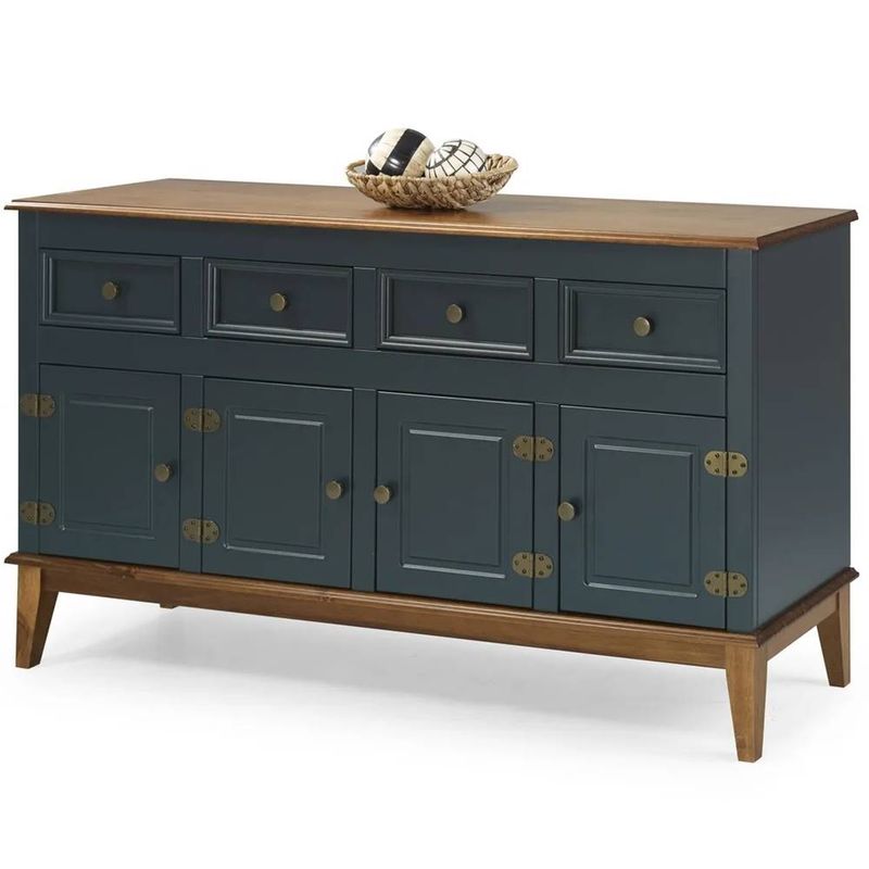 BuffetAntoine4Portase4GavetasAzulPetroleo150cm