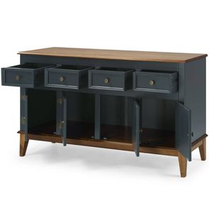 Buffet Antoine 4 Portas e 4 Gavetas Azul Petróleo 150cm - 67879