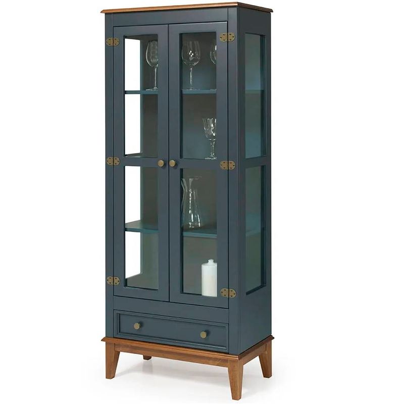 CristaleiraRemy2Portase1GavetaCorAzulPetroleo73cm