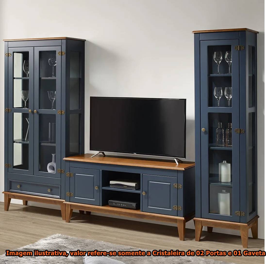 Cristaleira-Remy-2-Portas-e-1-Gaveta-Cor-Azul-Petroleo-73cm---67888