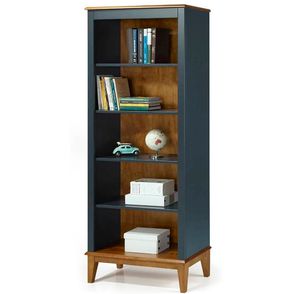 Estante England 4 Prateleiras cor Azul Petróleo 73cm - 67898