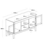 RackKaila2PortascorAmendoa114cm