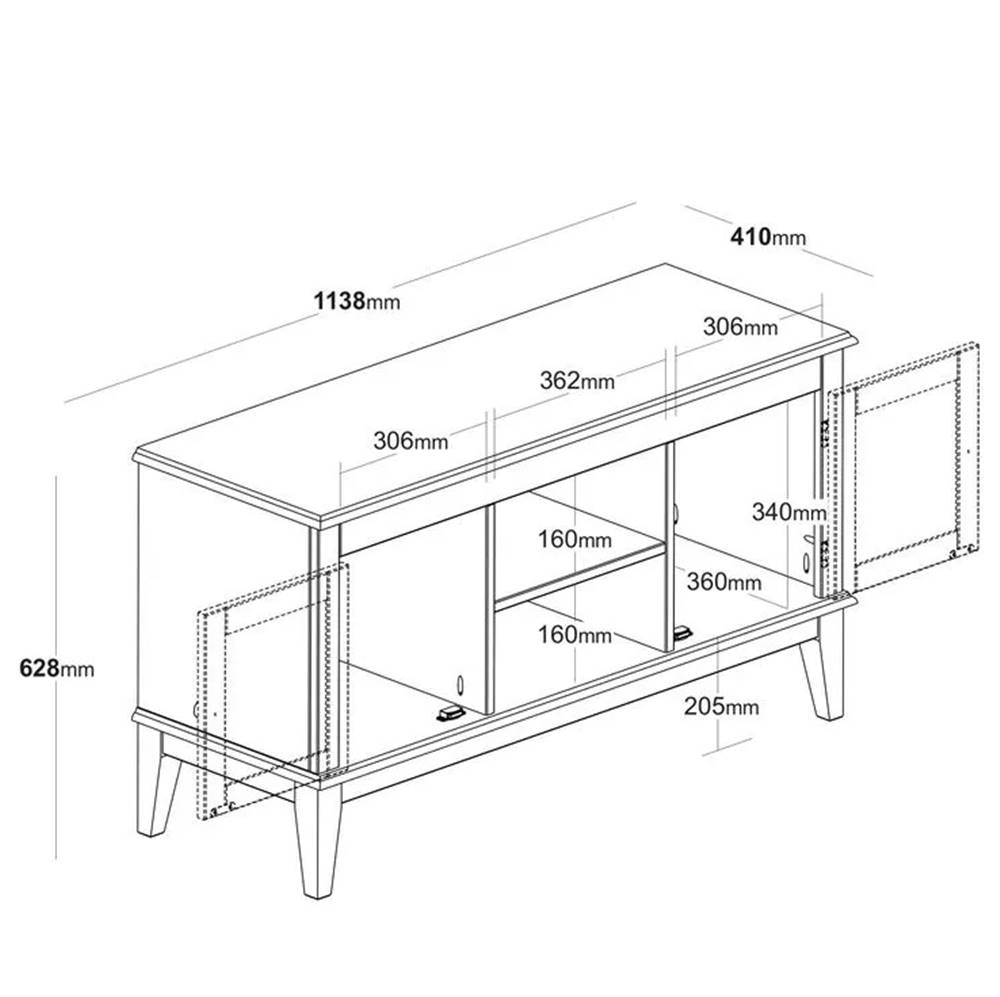 Rack-Kaila-2-Portas-cor-Amendoa-114cm---67906