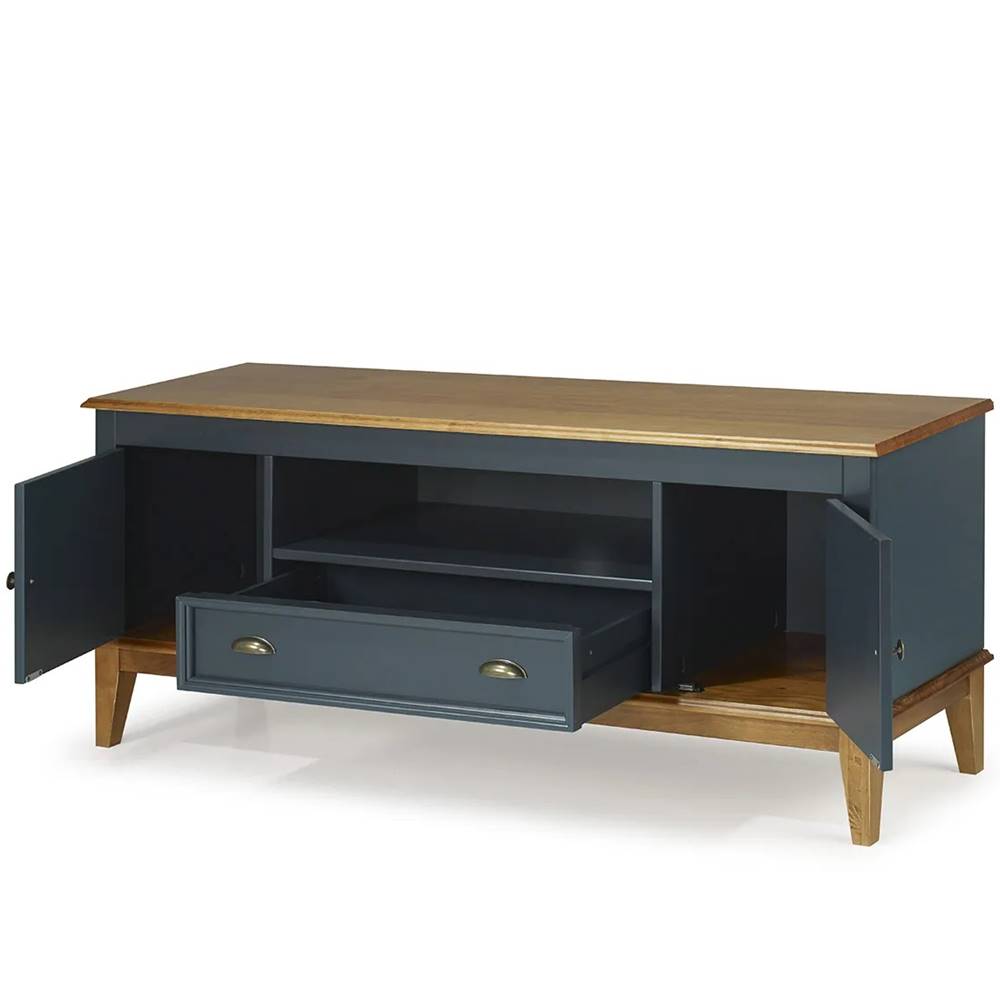 Rack-Nani-2-Portas-e-1-Gaveta-cor-Azul-Petroleo-150cm---67904