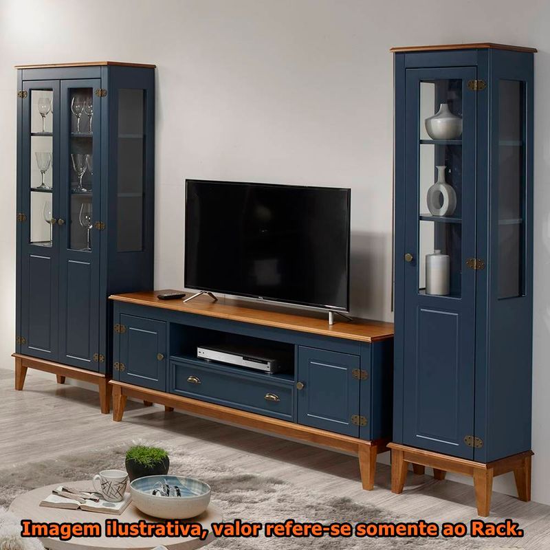 RackNani2Portase1GavetacorAzulPetroleo150cm