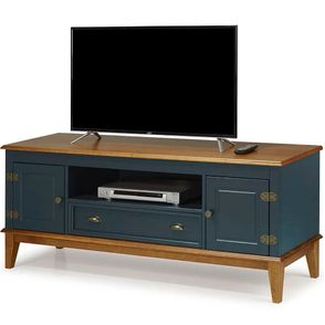Rack Nani 2 Portas e 1 Gaveta cor Azul Petróleo 150cm - 67904