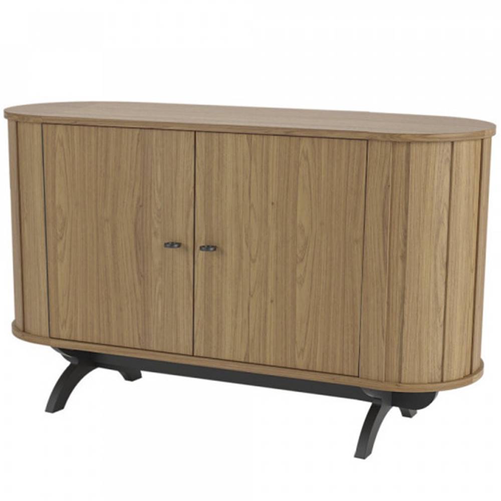 Balcao-Paulinia-Freijo-02-Portas-e-Pes-Preto-Fosco-130cm---67939
