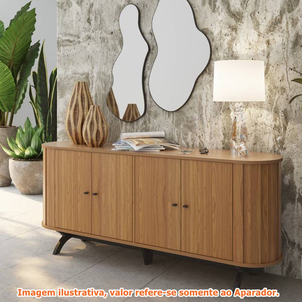 Balcao-Paulinia-Freijo-04-Portas-e-Pes-Preto-Fosco-160cm---67940