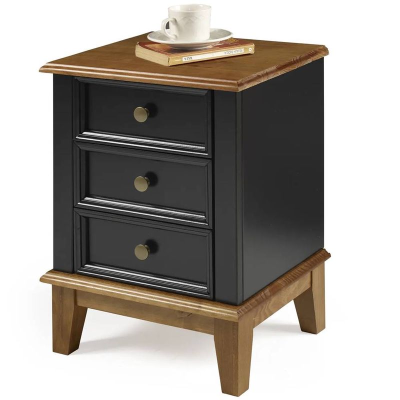 MesadeCabeceiraFilipa3GavetascorPreta42cm