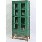 CristaleiraBia2Portase1GavetaCorVerde73cm