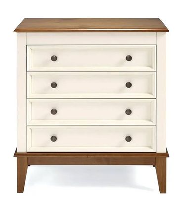 Cômoda Luna 4 Gavetas Off White 73cm - 66594