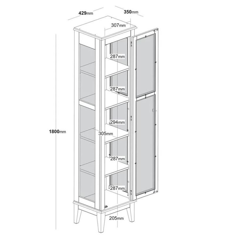 CristaleiraRemy1PortadeVidroCorPreta43cm