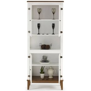 Cristaleira 4 Portas Malu Cor Branco 88cm - 66582
