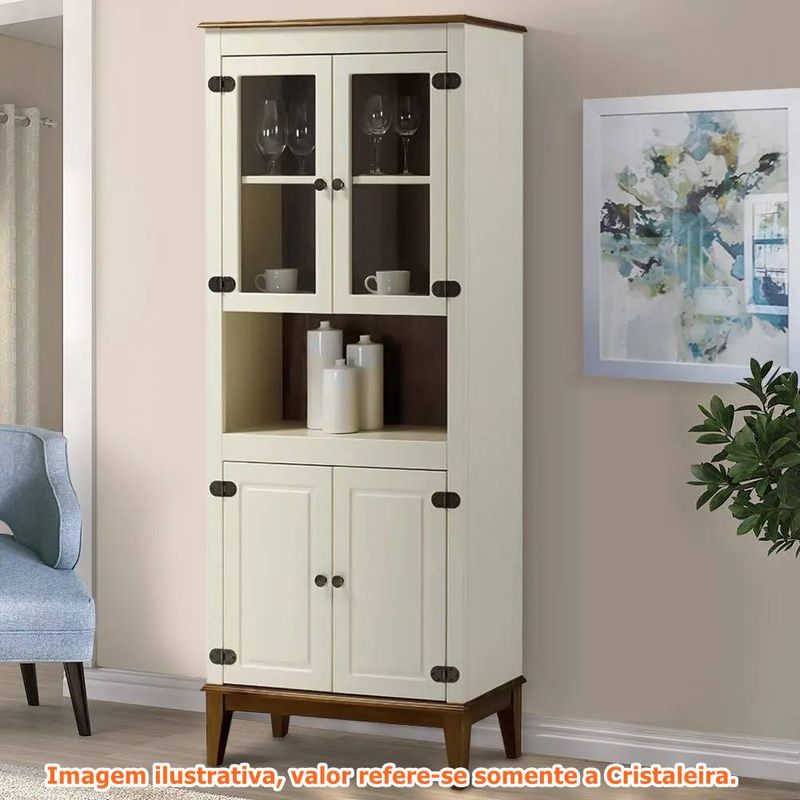 Cristaleira4PortasMaluCorOffWhite88cm