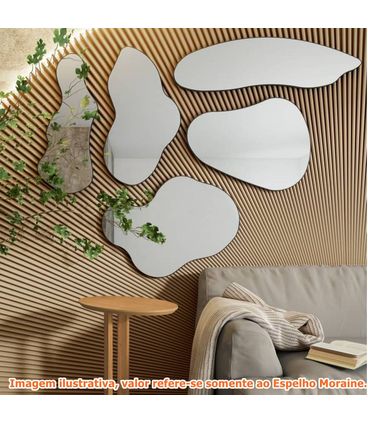 Espelho Moraine Preto Fosco - 68006