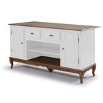 MesaIlhaFionaBranca2Portas2Gavetas176cm