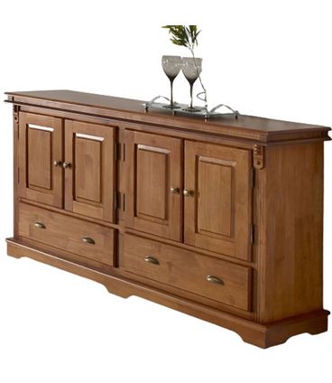 Balcão Unna 4 Portas 2 Gavetas Imbuia - 68124