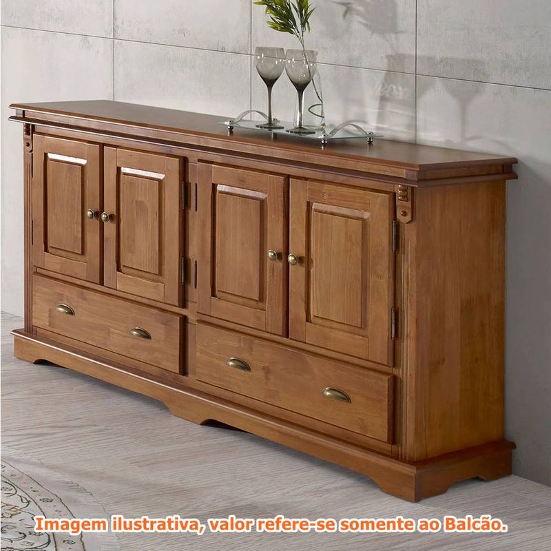 BalcaoUnna4Portas2GavetasImbuia68124