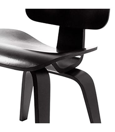 Cadeira Noir de Madeira na Cor Preta 84 cm - 68139