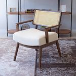 PoltronaJullyTelaNaturalAssentocorPapelDesenhadocomBaseCapuccino