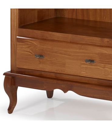 Estante Jone 3 Prateleiras 1 Gaveta Imbuia 90cm - 68202