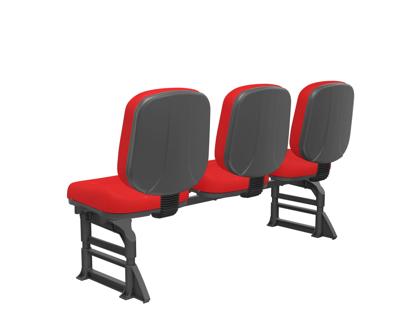 Cadeira-Longarina-Riade-Assento-e-Encosto-Cor-Vermelho-Base-Plastico-Preto---68259