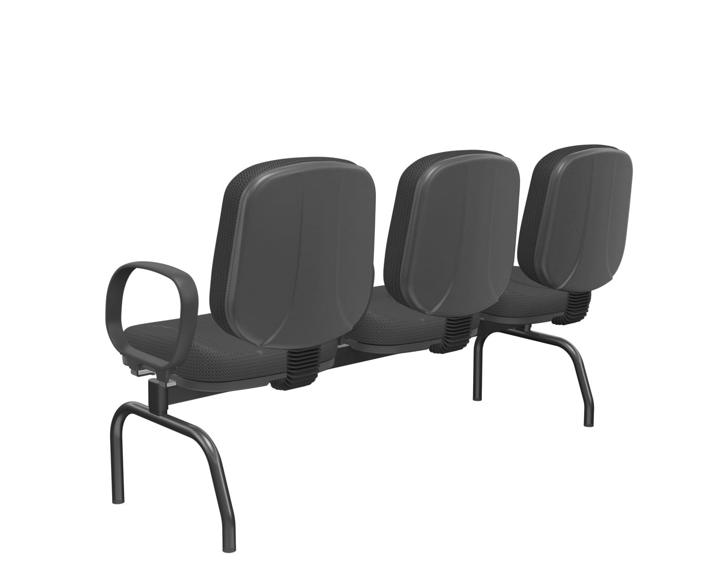 Longarina-Riade-Diretor-3-Lugares-Assento-e-Encosto-Cor-Preto-Base-Metal-Preto---68263