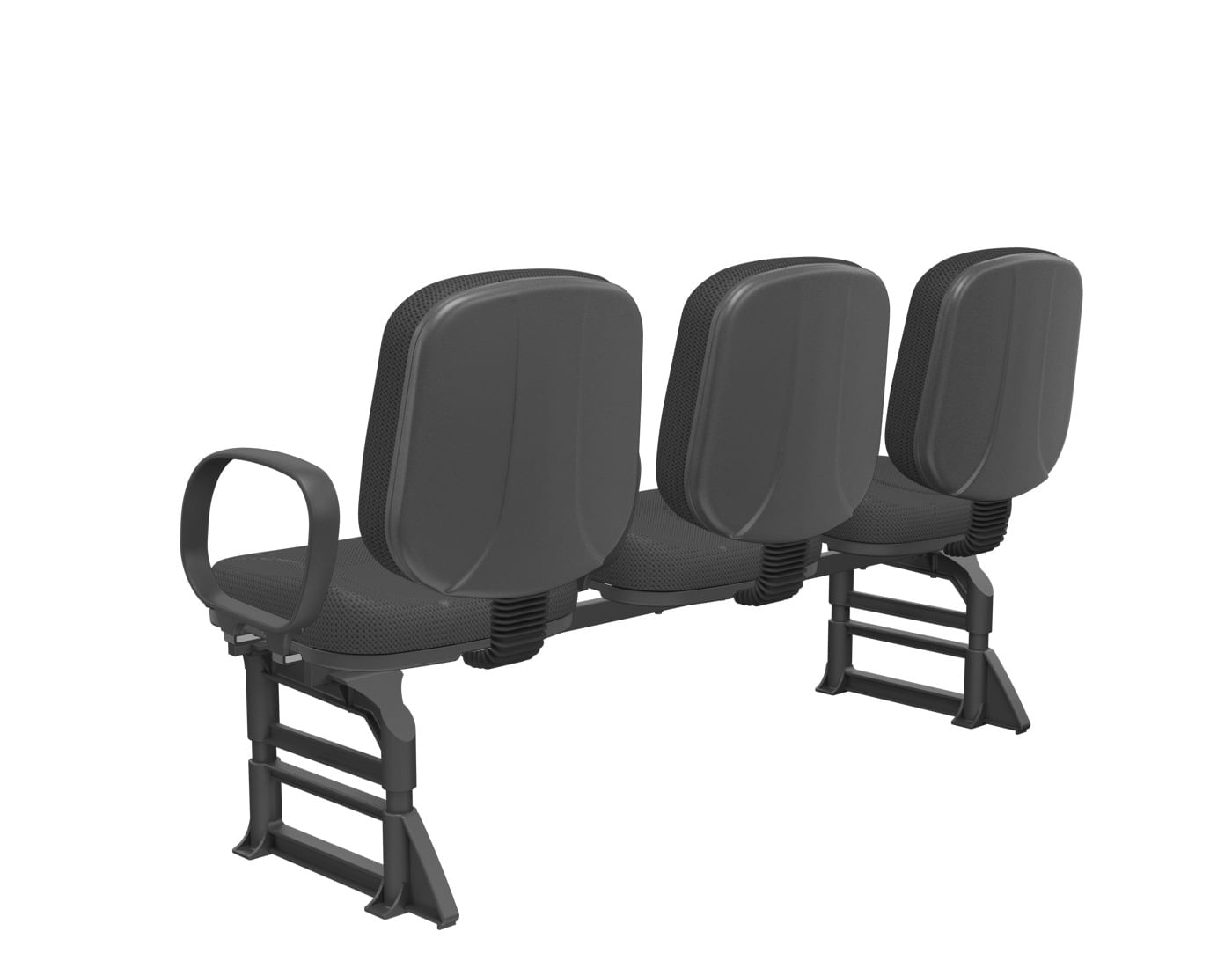Longarina-Riade-Diretor-3-Lugares-Assento-e-Encosto-Cor-Preto-Base-Plastico-Preto-com-Apoio-de-Braco-Corsa---68285