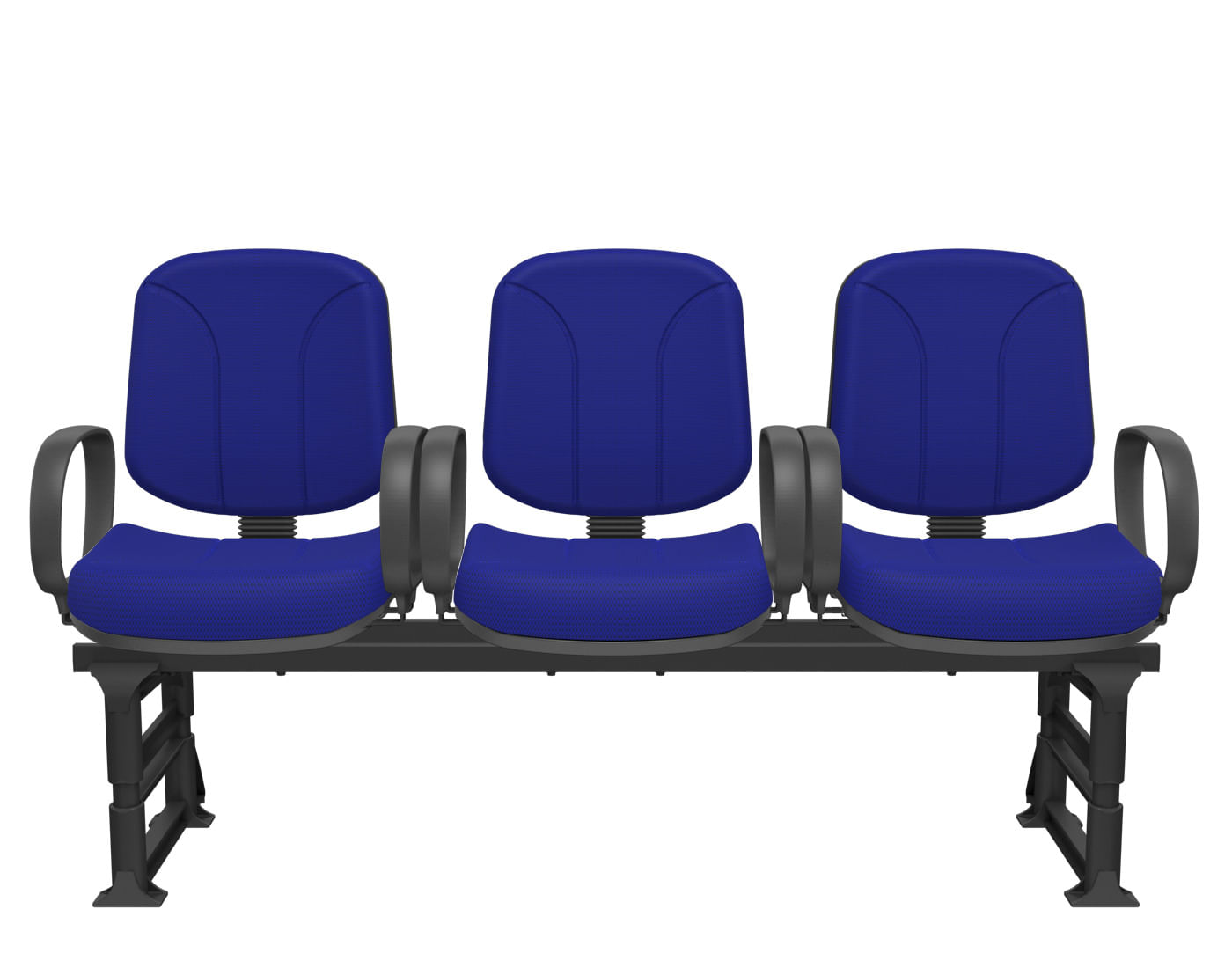 Longarina-Riade-Diretor-3-Lugares-Assento-e-Encosto-Cor-Azul-Base-Plastico-Preto-com-Apoio-de-Braco-Corsa---68286