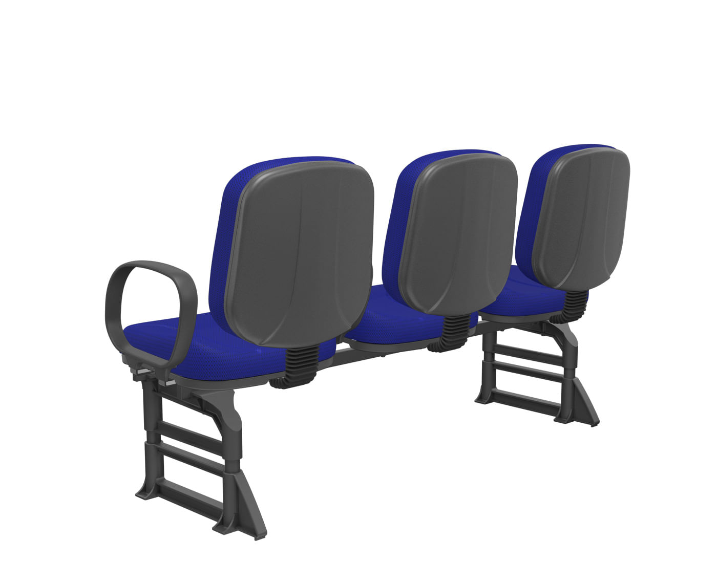 Longarina-Riade-Diretor-3-Lugares-Assento-e-Encosto-Cor-Azul-Base-Plastico-Preto-com-Apoio-de-Braco-Corsa---68286