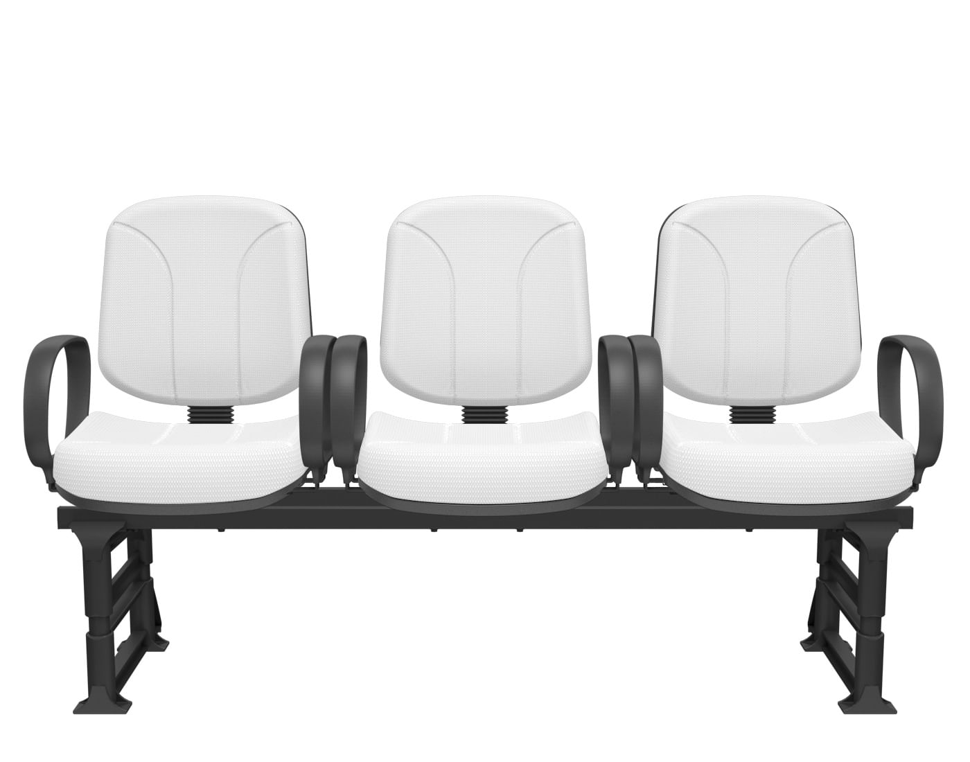 Longarina-Riade-Diretor-3-Lugares-Assento-e-Encosto-Cor-Branco-Base-Plastico-Preto-com-Apoio-de-Braco-Corsa---68291-