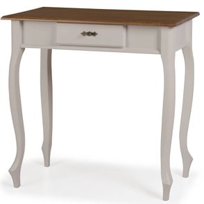 Aparador Mini Elegance Off White Com Imbuia Pés Luiz XV 80cm - 68302