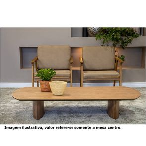 Mesa Centro Iolanda Carvalho Amendoa 160cm - 68309