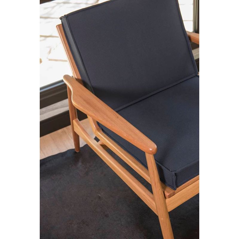 PoltronaEarthEstofadaLonaAzulPetroleoBaseMadeiraNatural