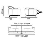 SofaMurphy3LugaresComBracoCouroCapuccino277cm