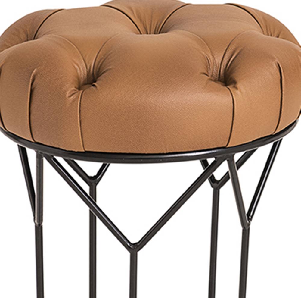 Puff-Stopper-Assento-Couro-Caramelo-Base-Preto---68518-