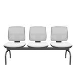 LongarinaFlora3LugaresEncostoTelaBrancaAssentoAeroBrancoSemBracoBaseMetalPreto68583