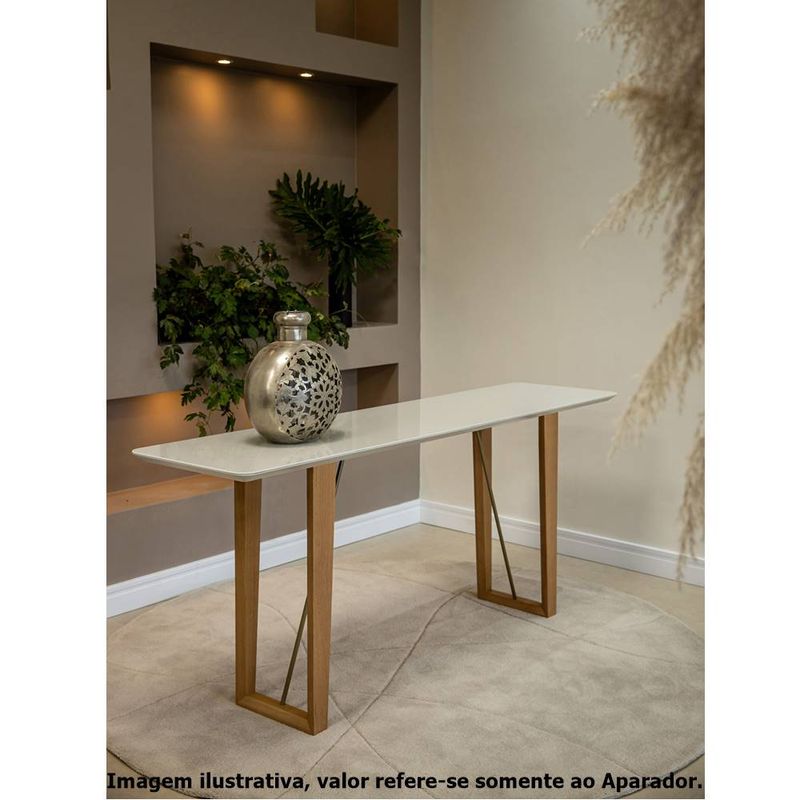 AparadorSaraTampoOffWhiteBaseAmendoaAcoDourado180cm68622
