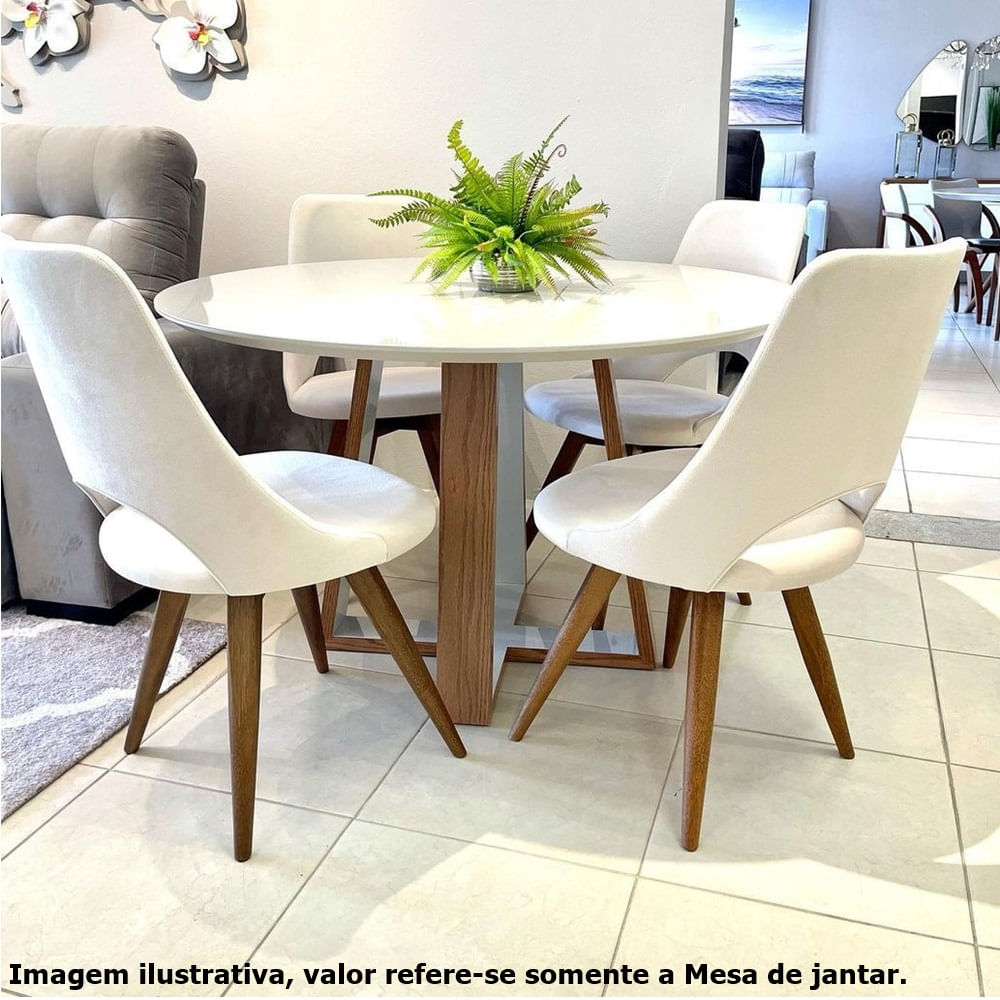 mesa de jantar macau tampo com vidro e mandeira carvalho com amendoa